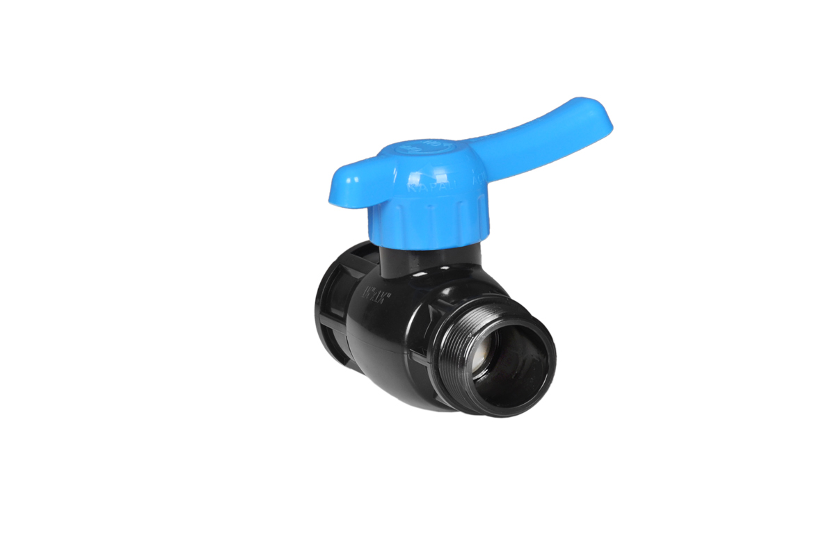 PP Full Plastic Ball Valve Female – Male Threaded